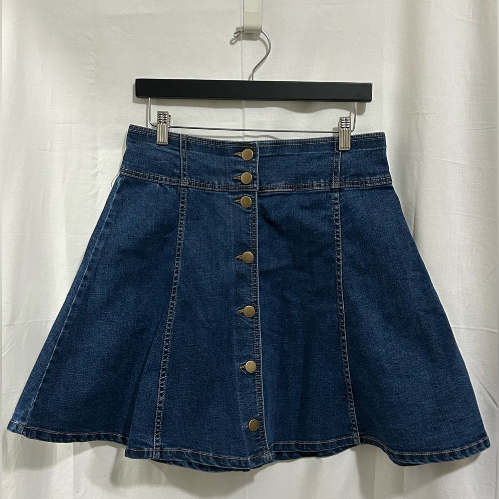 Draper James - Blue Denim Skater Skirt